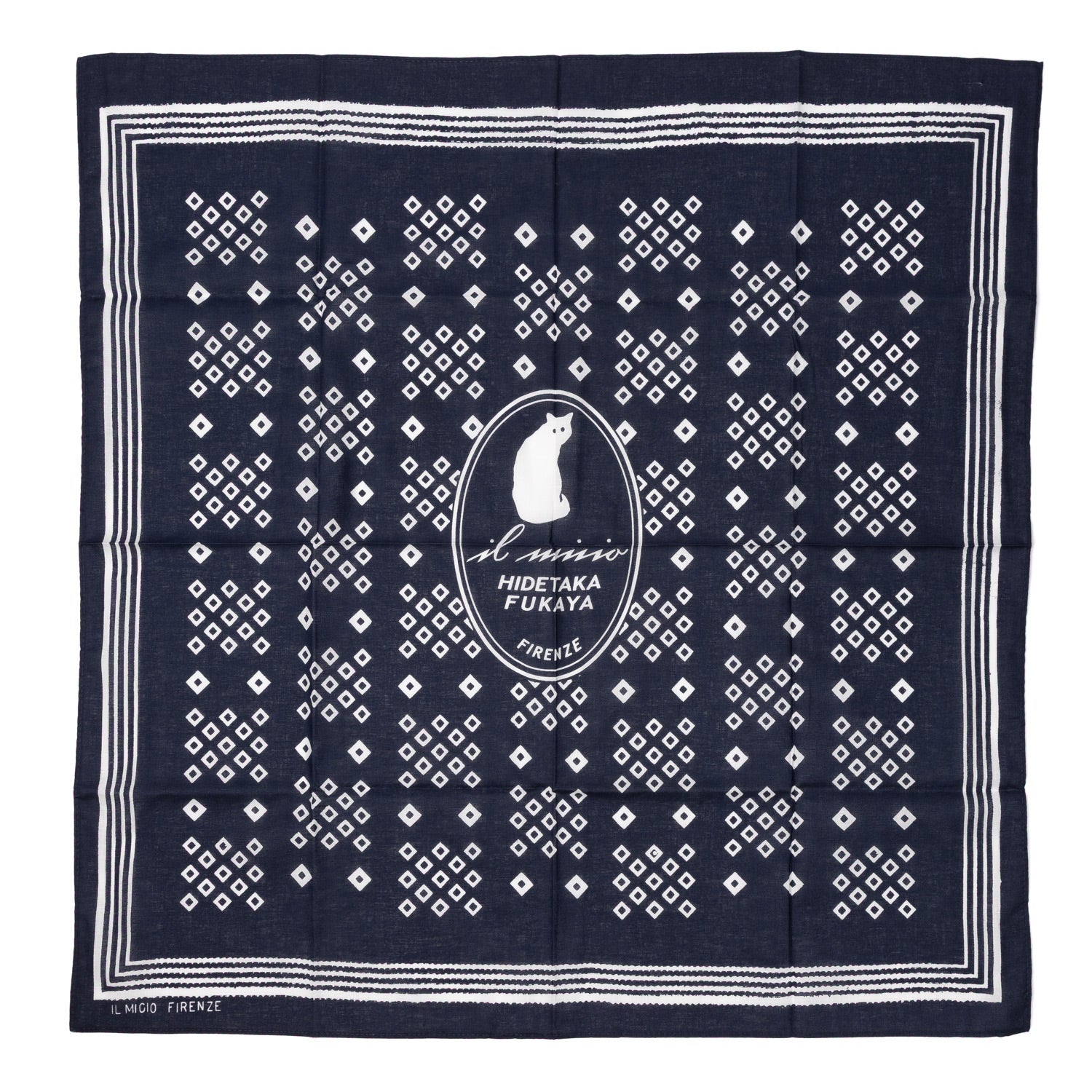 Bandana "Gatto Il Micio" made from pure Cotton